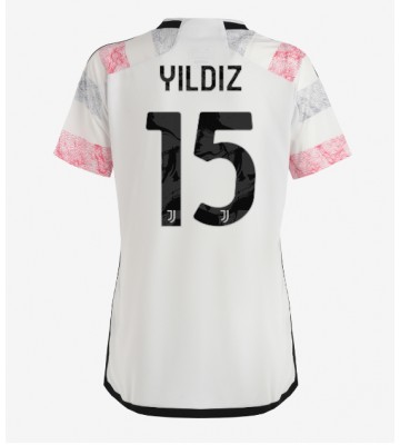 Juventus Kenan Yildiz #15 Segunda Equipación Mujer 2023-24 Manga Corta